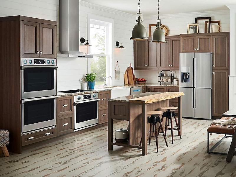 23 cu. ft. Counter Depth 4-Door Flex™ Refrigerator with FlexZone™ in Stainless Steel