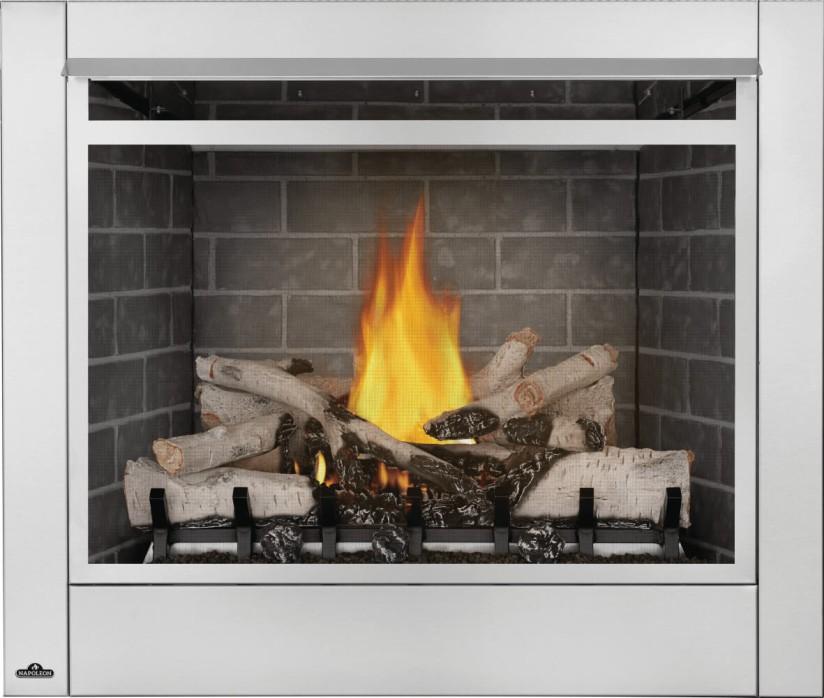 Riverside 36 Clean Face Outdoor Fireplace, Electronic ignition