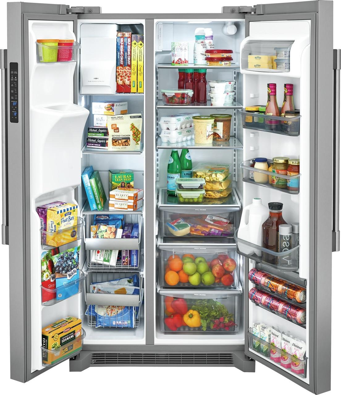 Frigidaire Professional 22.0 Cu. Ft. Counter-Depth Side-by-Side Refrigerator