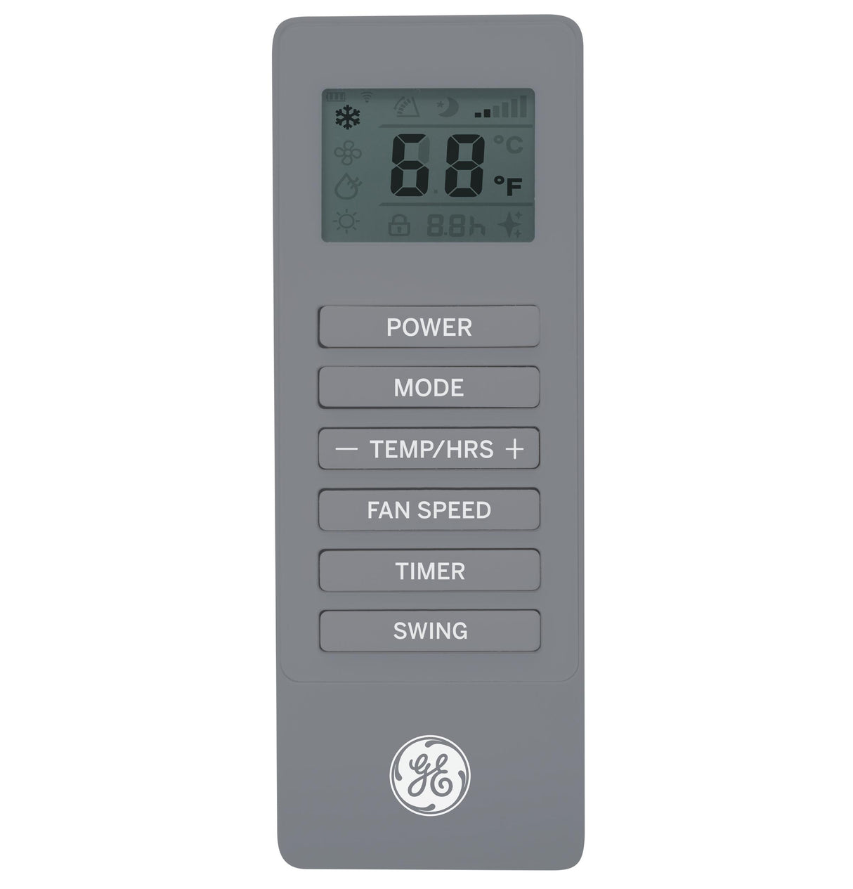 GE® 7,500 BTU Smart Portable Air Conditioner with Dehumidifier and Remote, Grey