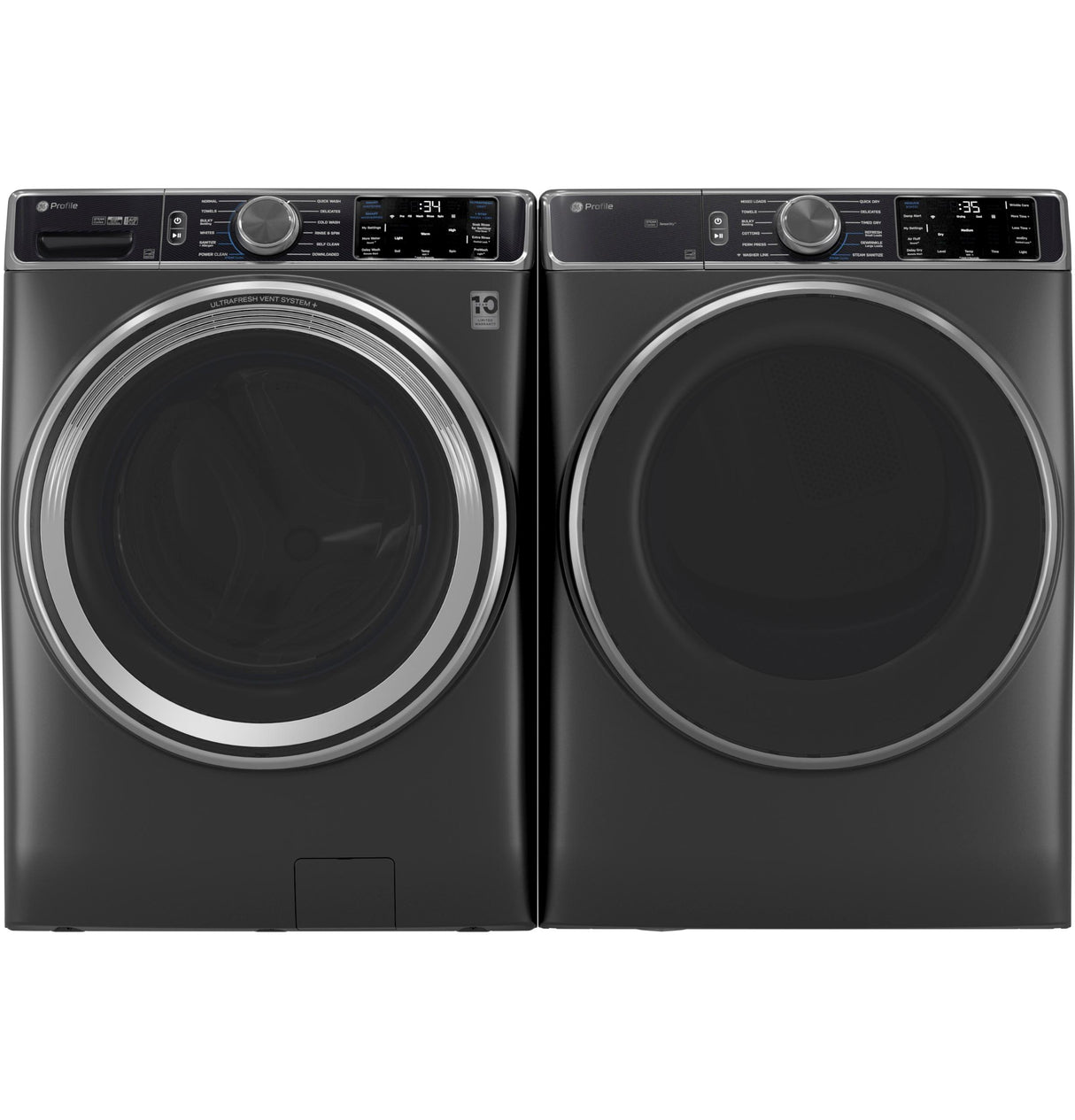GE Profile™ 5.5 cu. ft. Capacity Smart Front Load ENERGY STAR® Steam Washer with UltraFresh Vent System+ and Smart Wash & Smart Rinse
