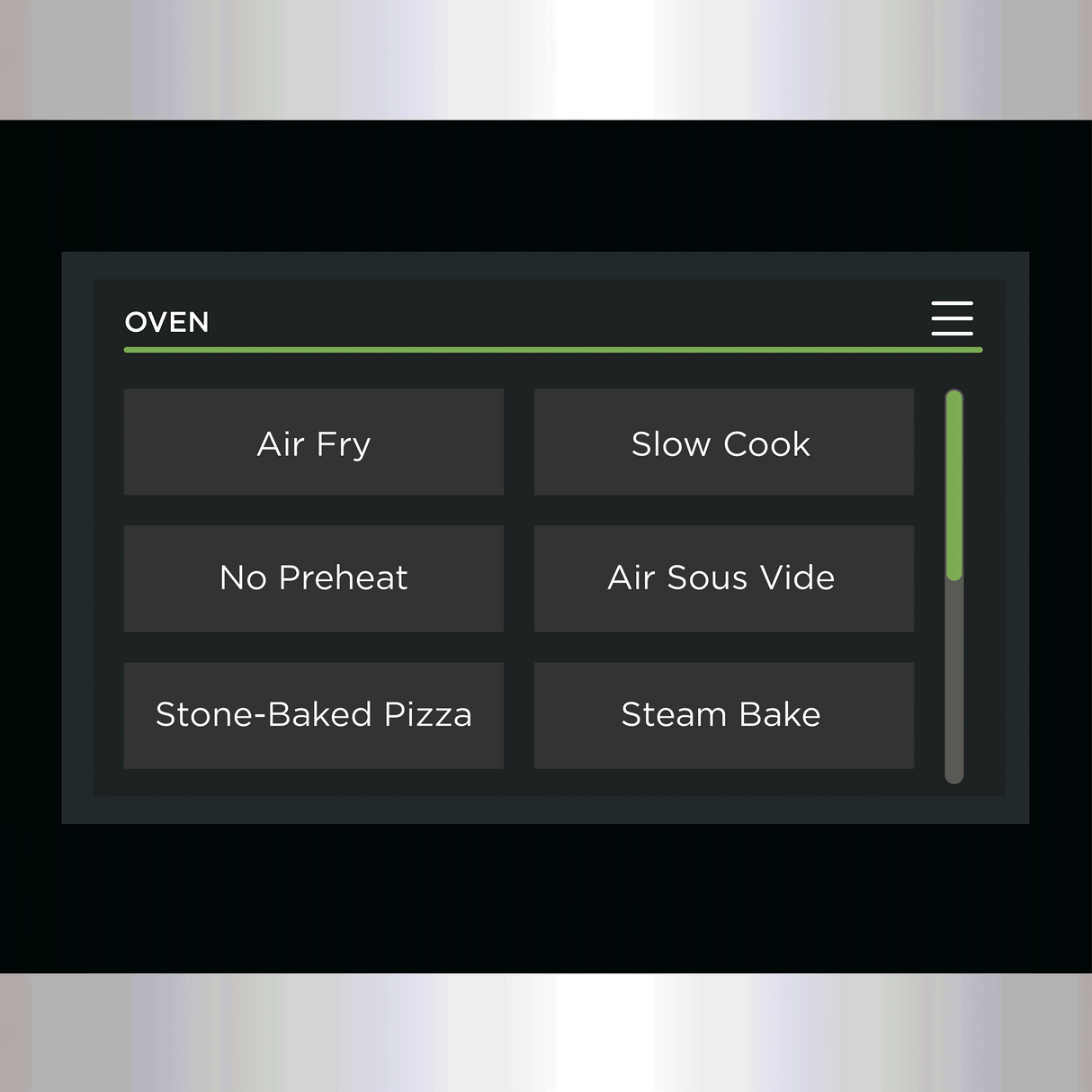 30" Induction Range with Stone-Baked Pizza