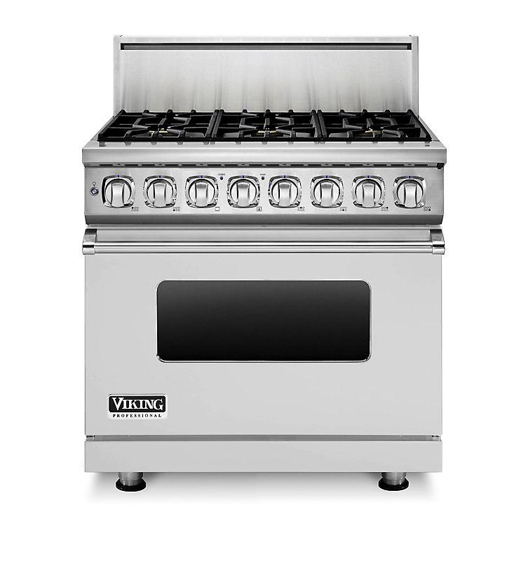 36" Dual Fuel Range, Natural Gas