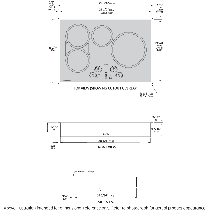 Monogram 30" Induction Cooktop