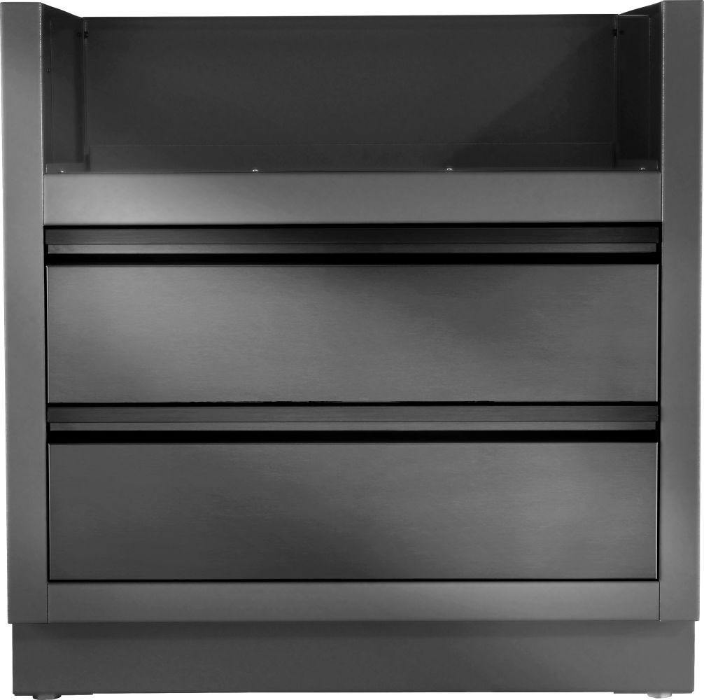 OASIS Under Grill Cabinet for Built-in Prestige PRO 500 or Prestige 500, Matte/Matt Black