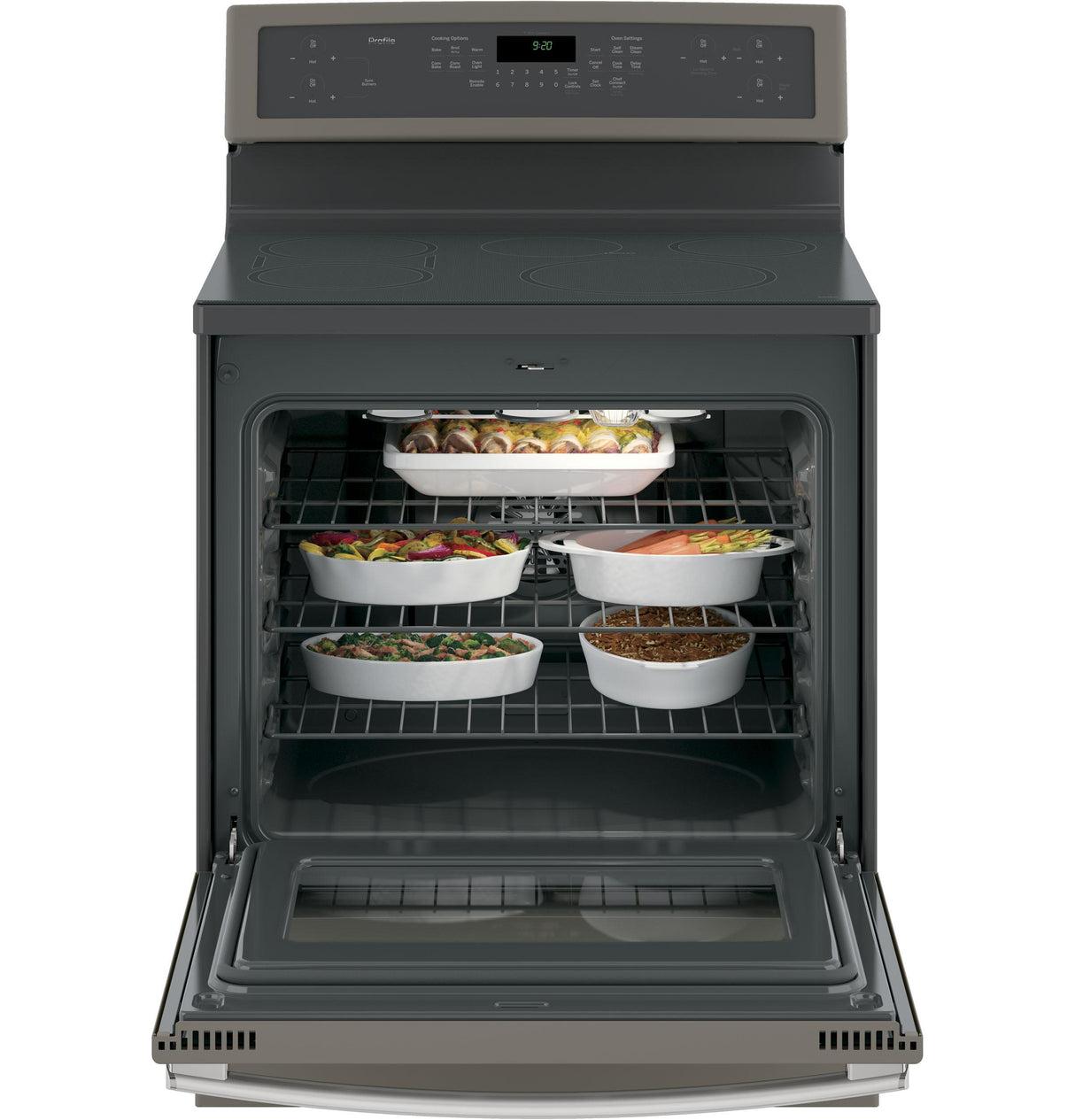 GE Profile™ 30" Smart Free-Standing Convection Range with Induction