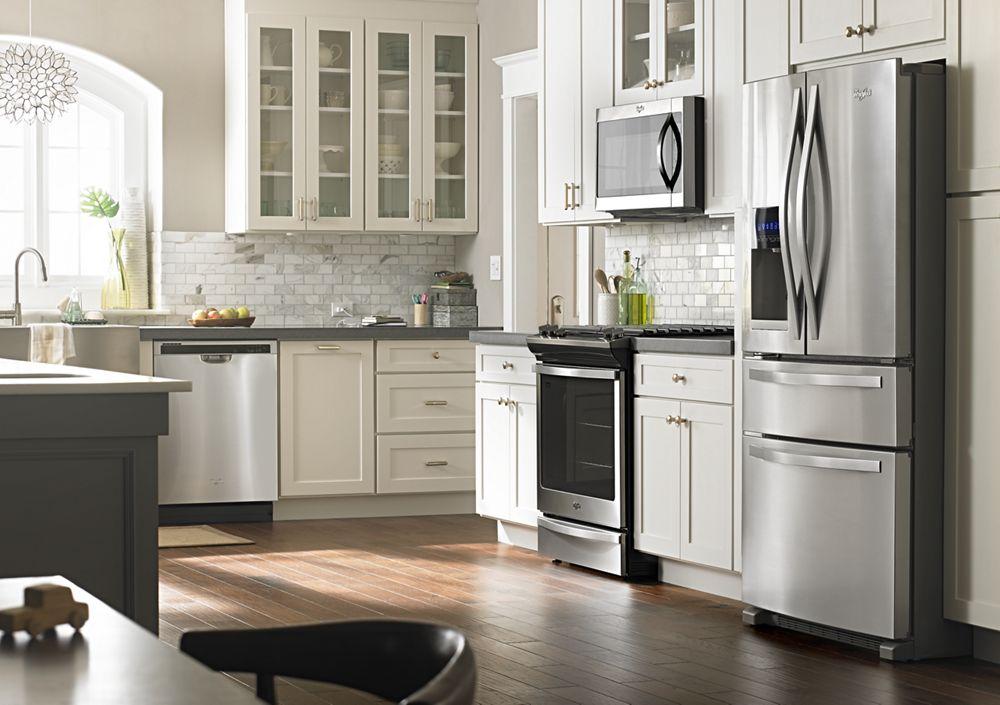 36-inch Wide 4-Door Refrigerator with More Flexible Storage