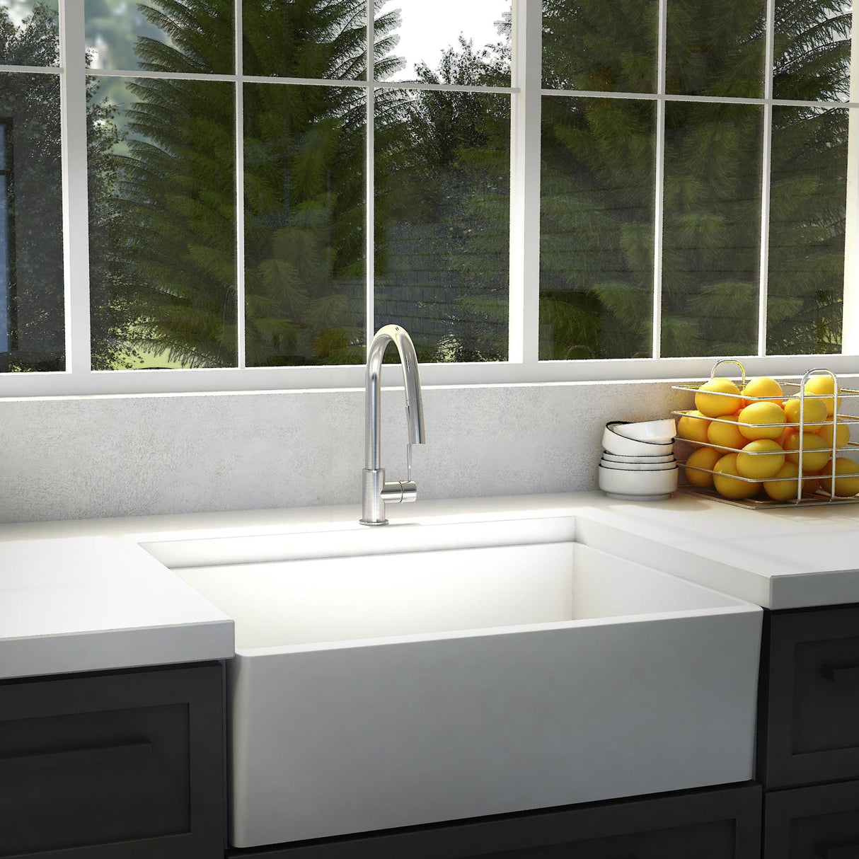 ZLINE Gemini Kitchen Faucet in Chrome (GEM-KF-CH)