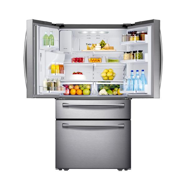 36" Wide, 29 cu. ft. 4-Door Refrigerator with Automatic Sparkling Water Dispenser