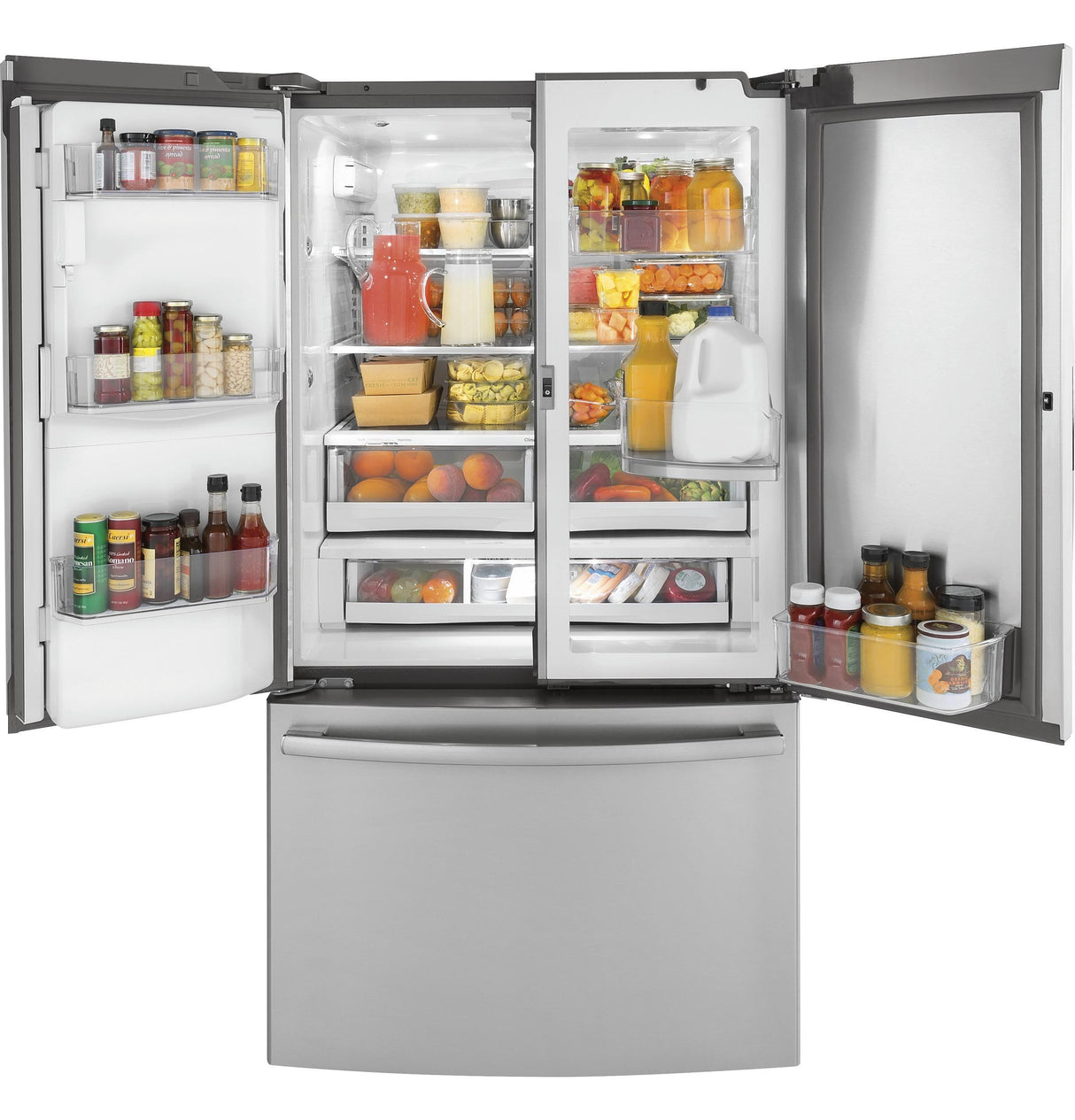 GE Profile™ Series 22.1 Cu. Ft. Counter-Depth French-Door Refrigerator with Door In Door and Hands-Free AutoFill