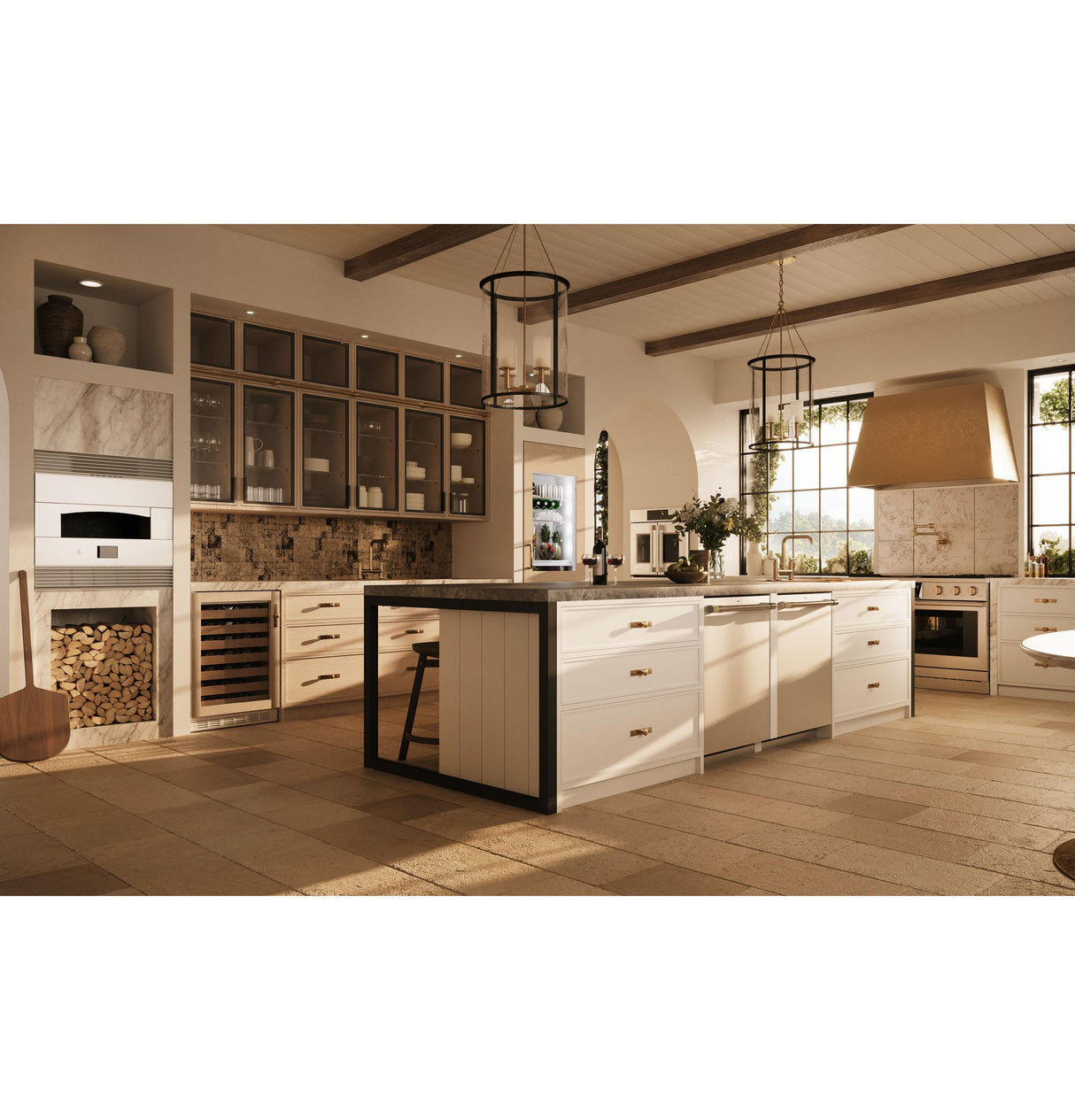 Monogram 48" Dual-Fuel Professional Range with 4 Burners, Grill, and Griddle