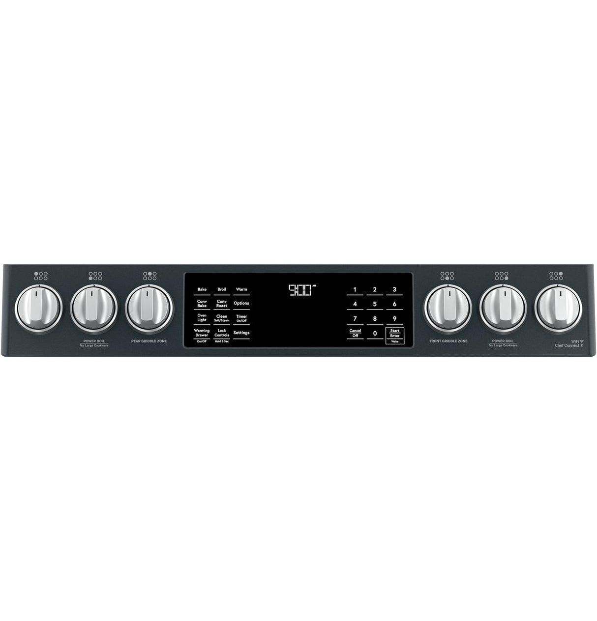 Café™ 30" Smart Slide-In, Front-Control, Dual-Fuel Range with Warming Drawer