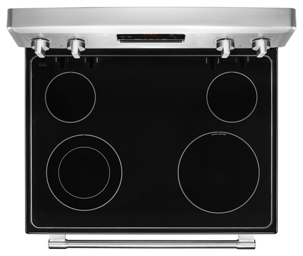 30-Inch Wide Electric Range with Fan Convection and Max Capacity Rack - 6.4 Cu. Ft.