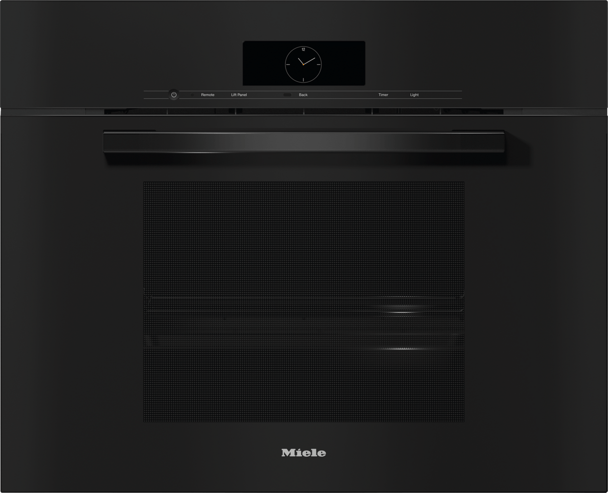 DGC 7880 Obsidian black - 30" Combi-Steam Oven XXL for steam cooking, baking, roasting with roast probe + menu cooking.