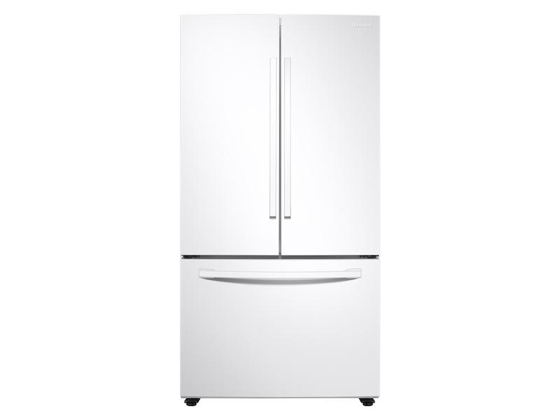 28 cu. ft. Large Capacity 3-Door French Door Refrigerator in White