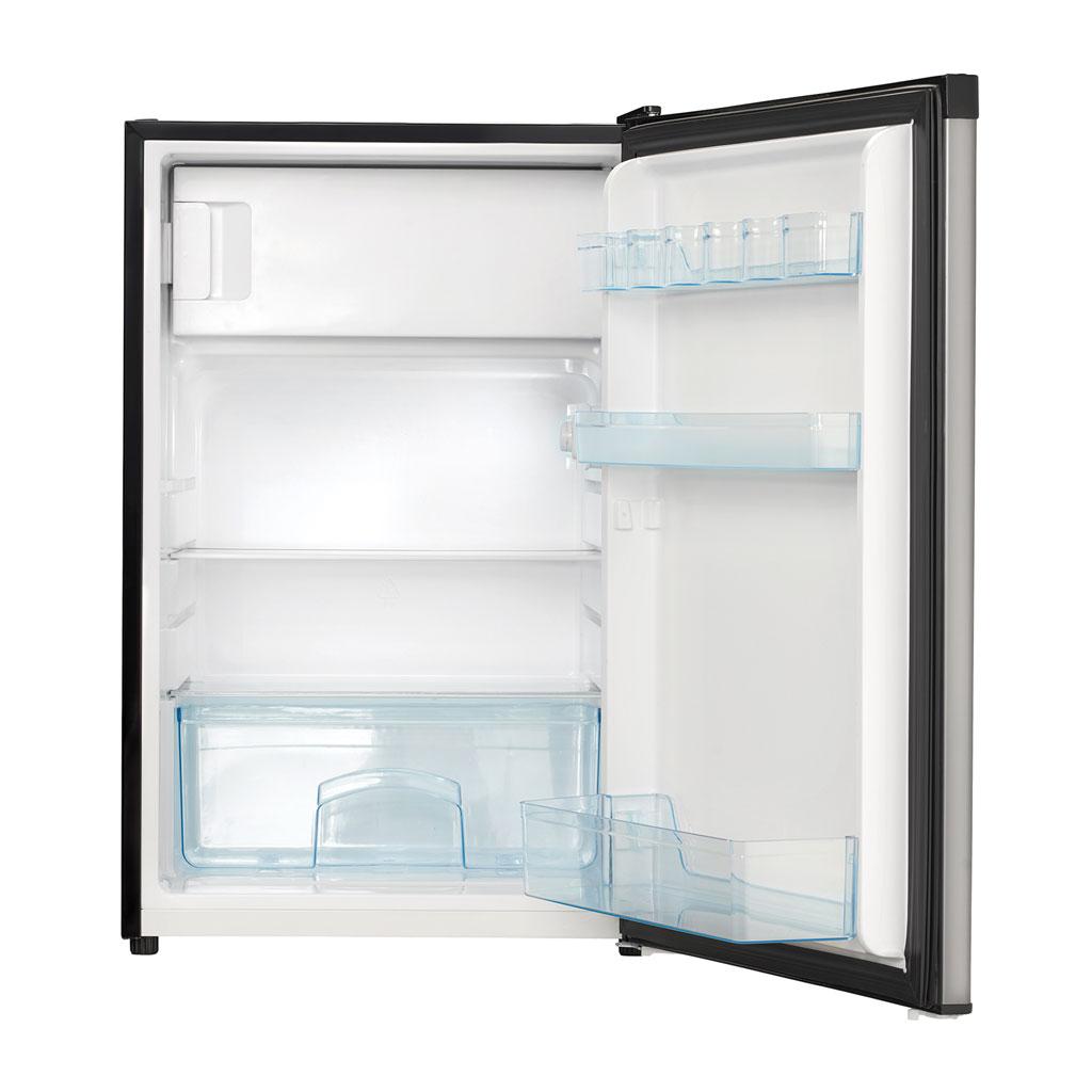 Danby 4.5 cu. ft. Compact Fridge with True Freezer in Stainless Steel Look