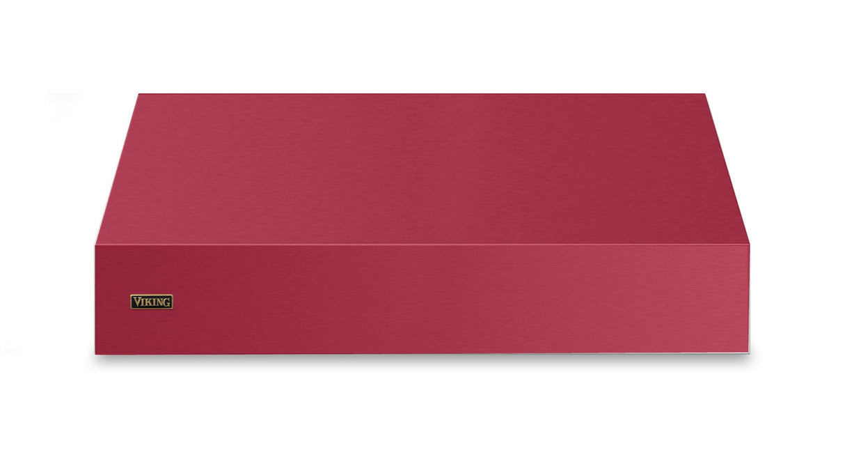 48"W. 18"H. Wall Hood (Finish: Valentine, Trim: Brushed Brass)