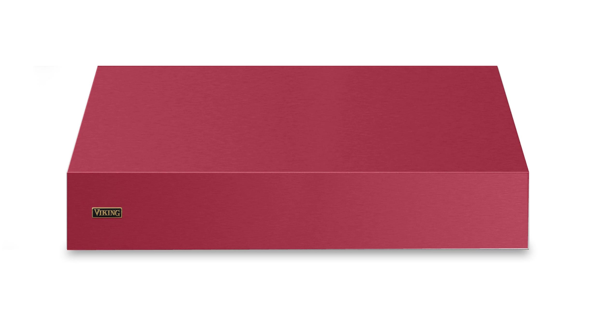 48"W. 18"H. Wall Hood (Finish: Valentine, Trim: Brushed Brass)