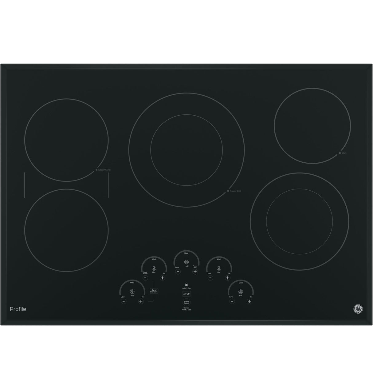 GE Profile™ 30" Built-In Touch Control Electric Cooktop