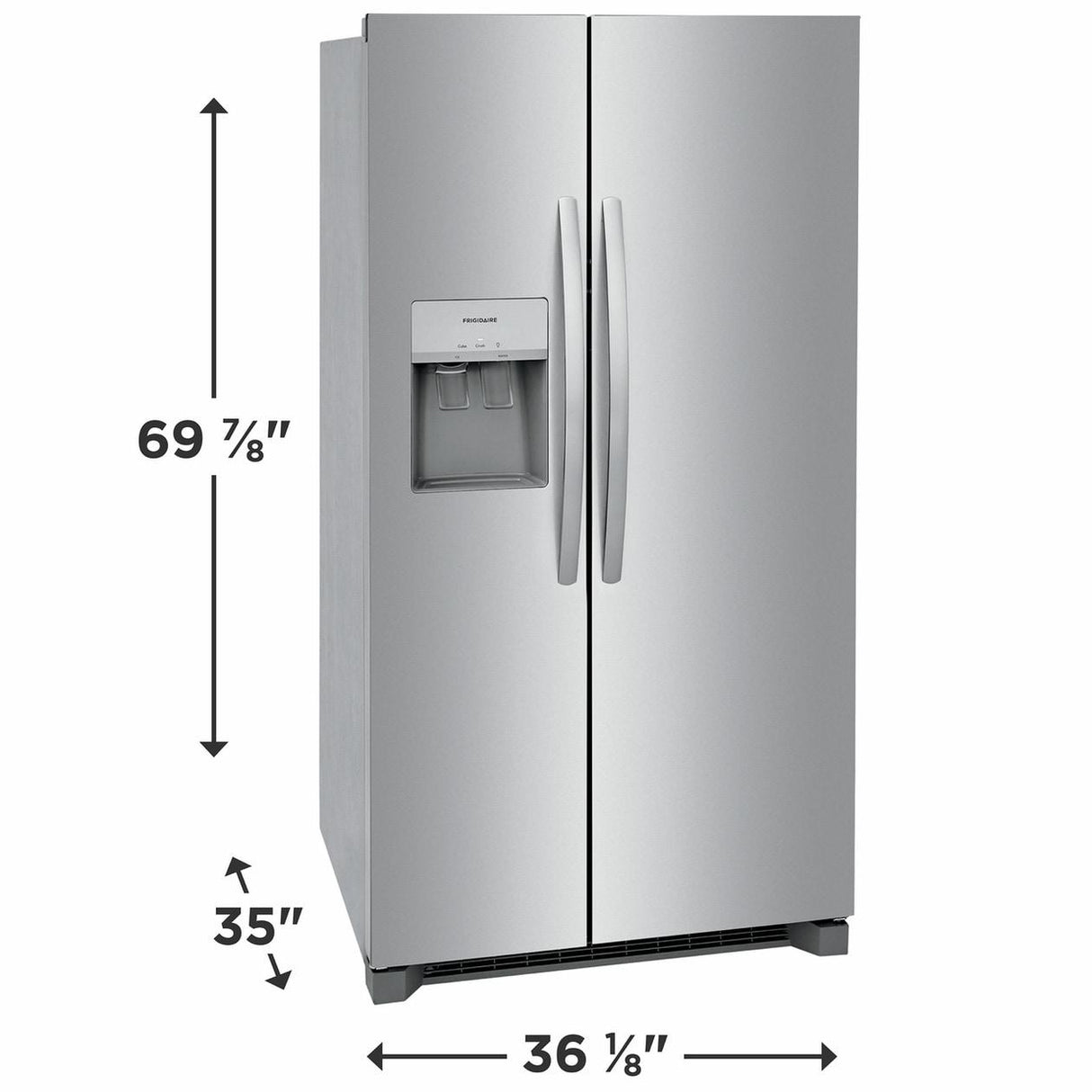 26 Cu. Ft. 36" Standard Depth Side by Side Refrigerator
