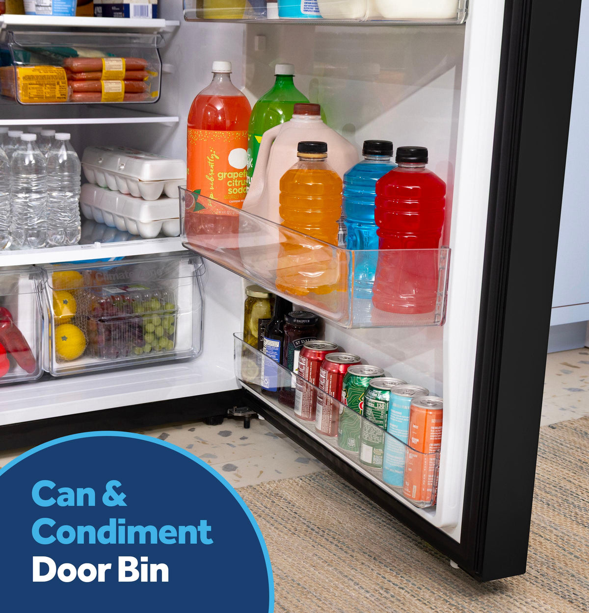 GE® 21 Cu. Ft. Garage Ready Top-Freezer Refrigerator