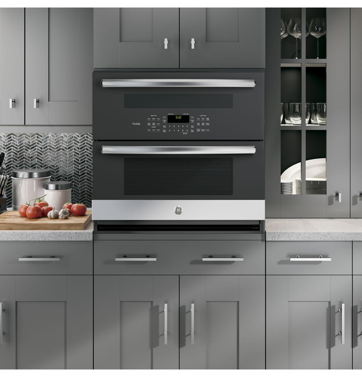 GE Profile™ 30" Built-In Twin Flex Convection Wall Oven
