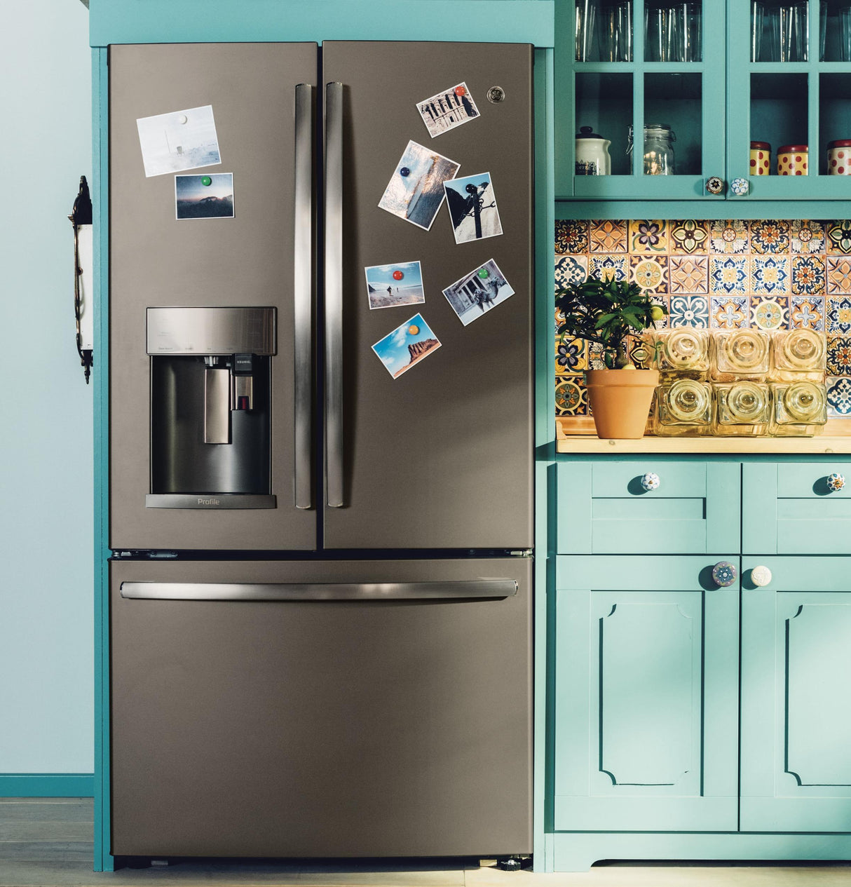 GE Profile™ Series ENERGY STAR® 27.8 Cu. Ft. French-Door Refrigerator with Keurig® K-Cup® Brewing System