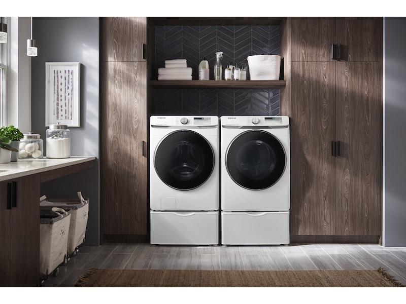 7.5 cu. ft. Smart Electric Dryer with Steam Sanitize+ in White