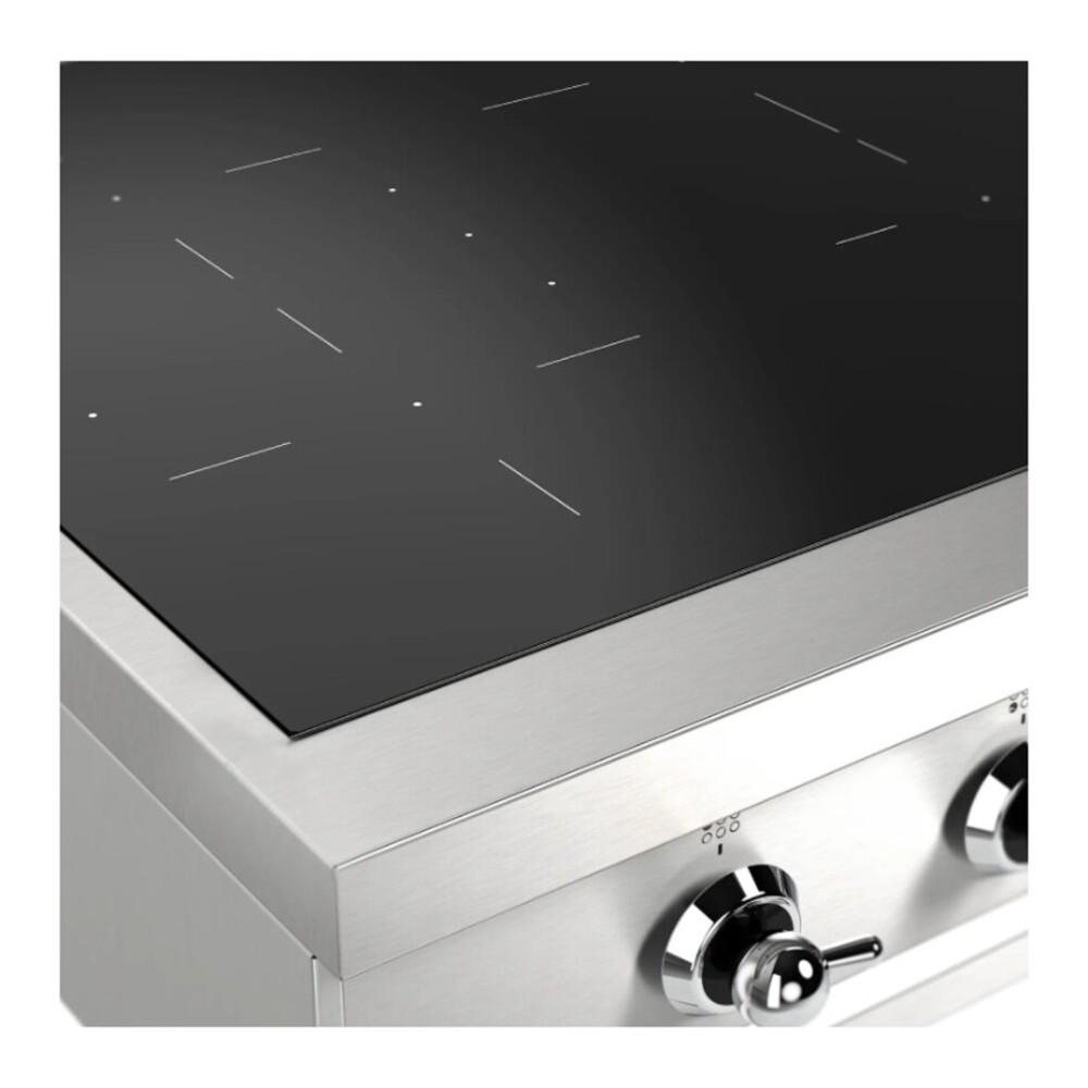 ILVE UHCPI366NSSC Nostalgie II 36 inch Built-In Induction Rangetop with 6 Elements (Chrome)