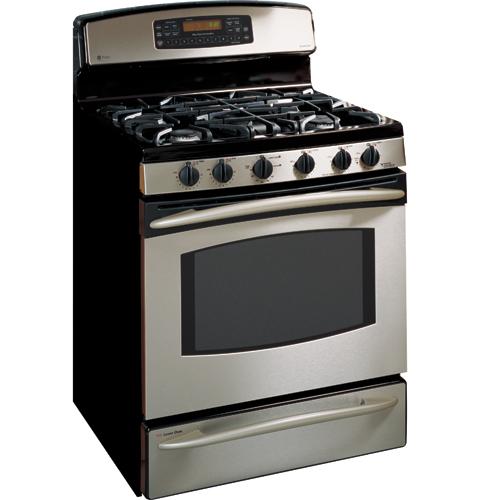 GE Profile 30" Free-Standing Dual-Fuel Double Oven Range