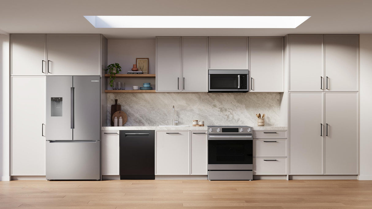 300 Series, built-under dishwasher, 24'', Black