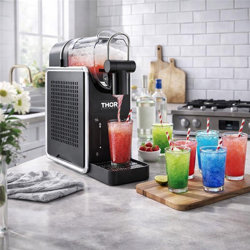 68oz 6-in-1 Slushie Machine Frozen Drink & Smoothie Maker In Black