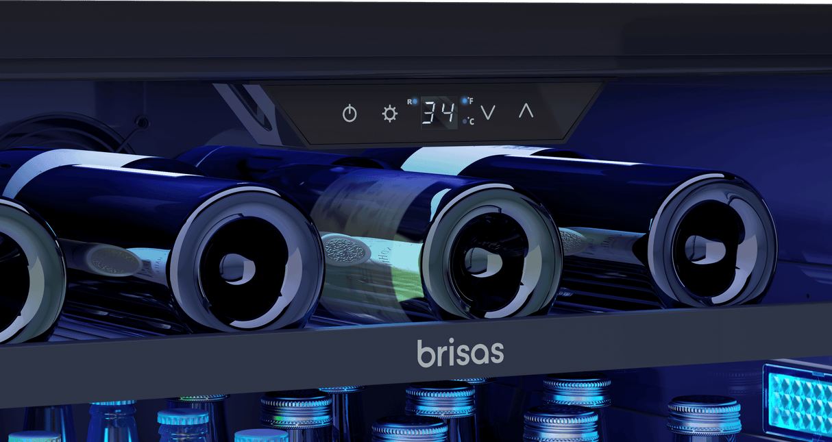 Brisas Bev Cooler, 24in UC, SS, 1Z, ADA