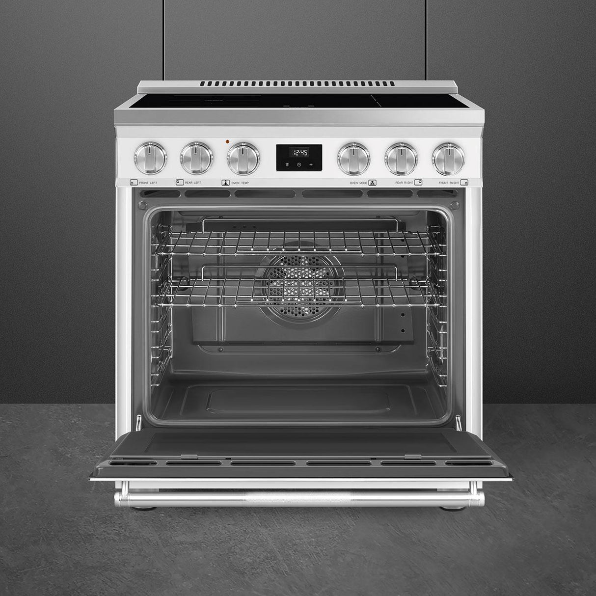 Smeg Range with Induction Hob 30" SPR30UIMMW