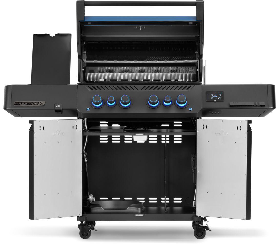 50thAnniversary Edition Prestige 500 Includes Commemorative Cover, Apron and Tool Set , Propane, Black and Blue