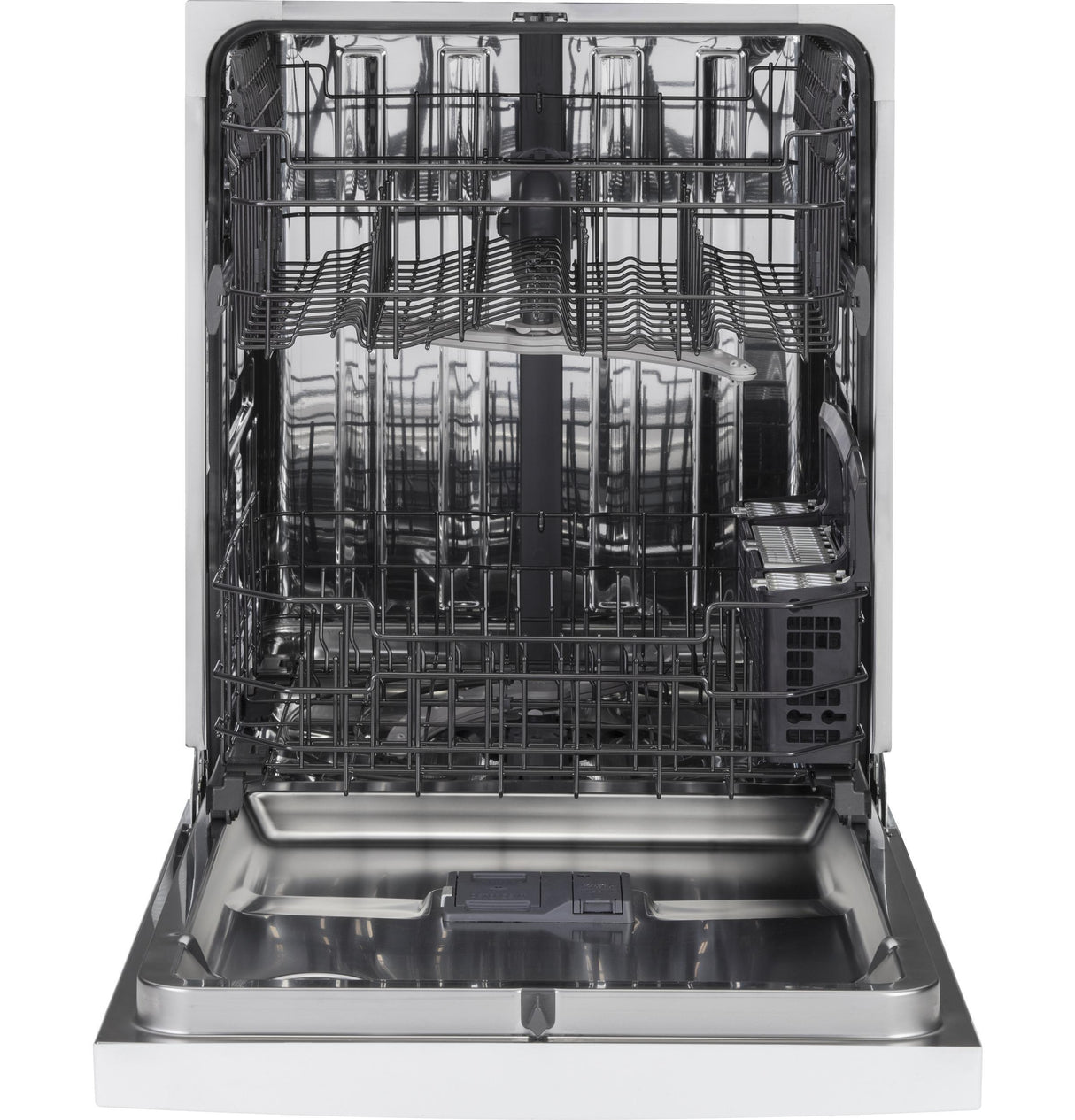 GE® Stainless Steel Interior Dishwasher with Front Controls