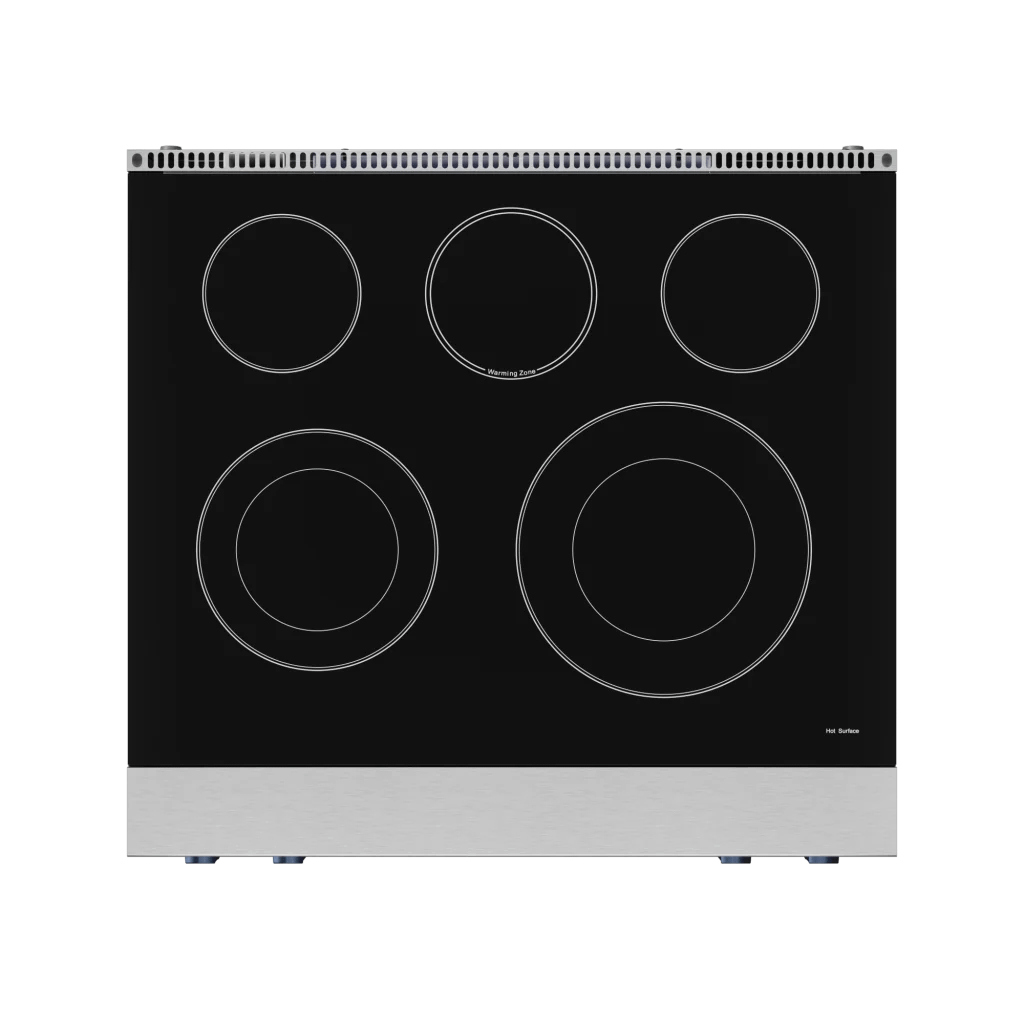 30 Inch Professional Electric Range With Tilt Panel Touch Control In Stainless Steel/navy Blue Gordon Ramsay Series