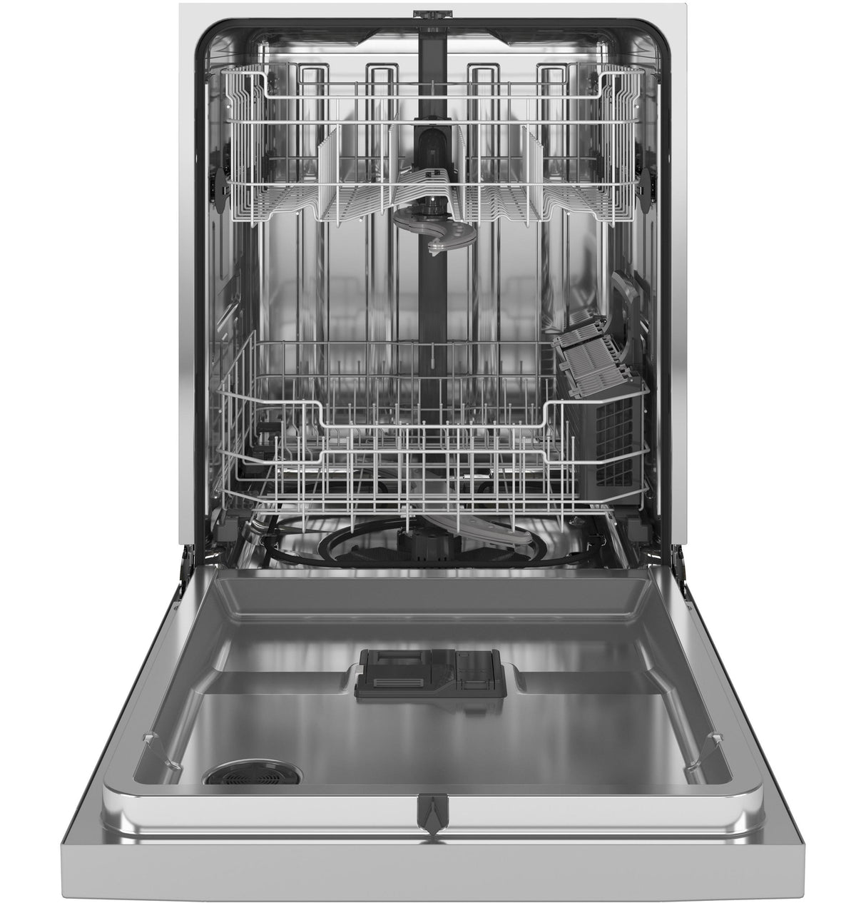 GE® ENERGY STAR® Front Control with Stainless Steel Interior Dishwasher with Sanitize Cycle & Dry Boost