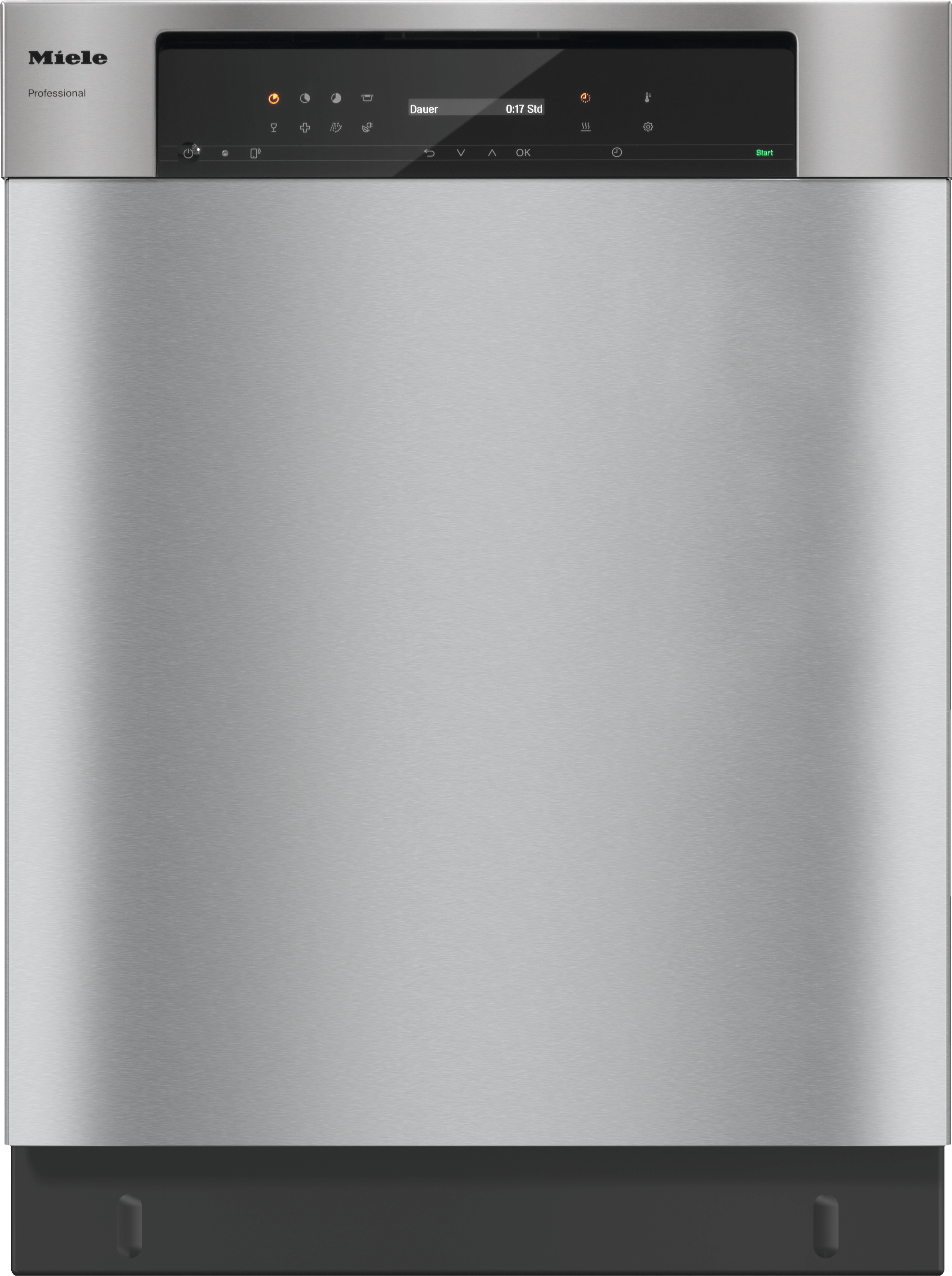 PFD 101 U Stainless steel - Built-under dishwasher, ADA compliant, for large loads of dishware in households, offices and utility areas.