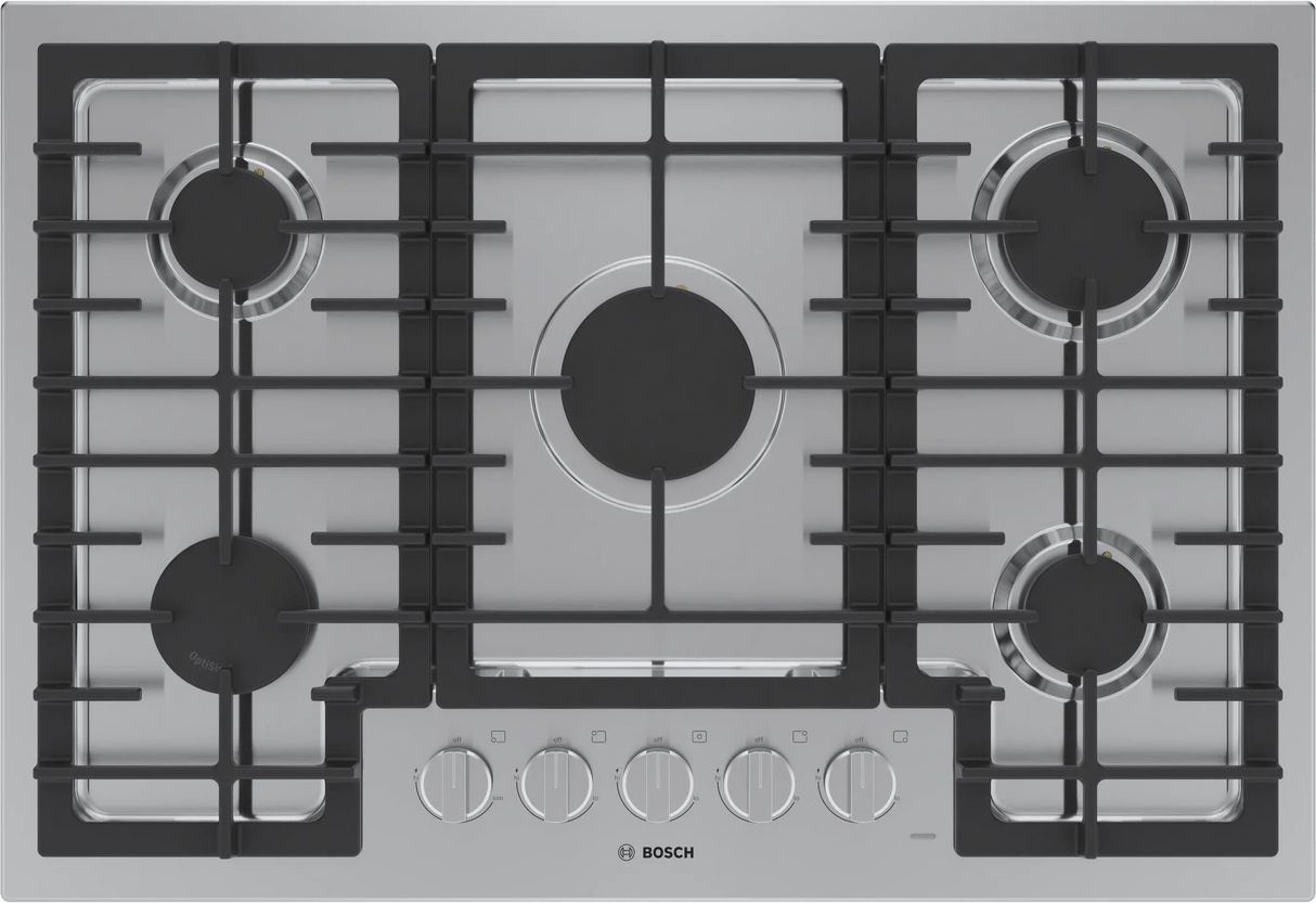 500 Series Gas Cooktop 30" Stainless steel