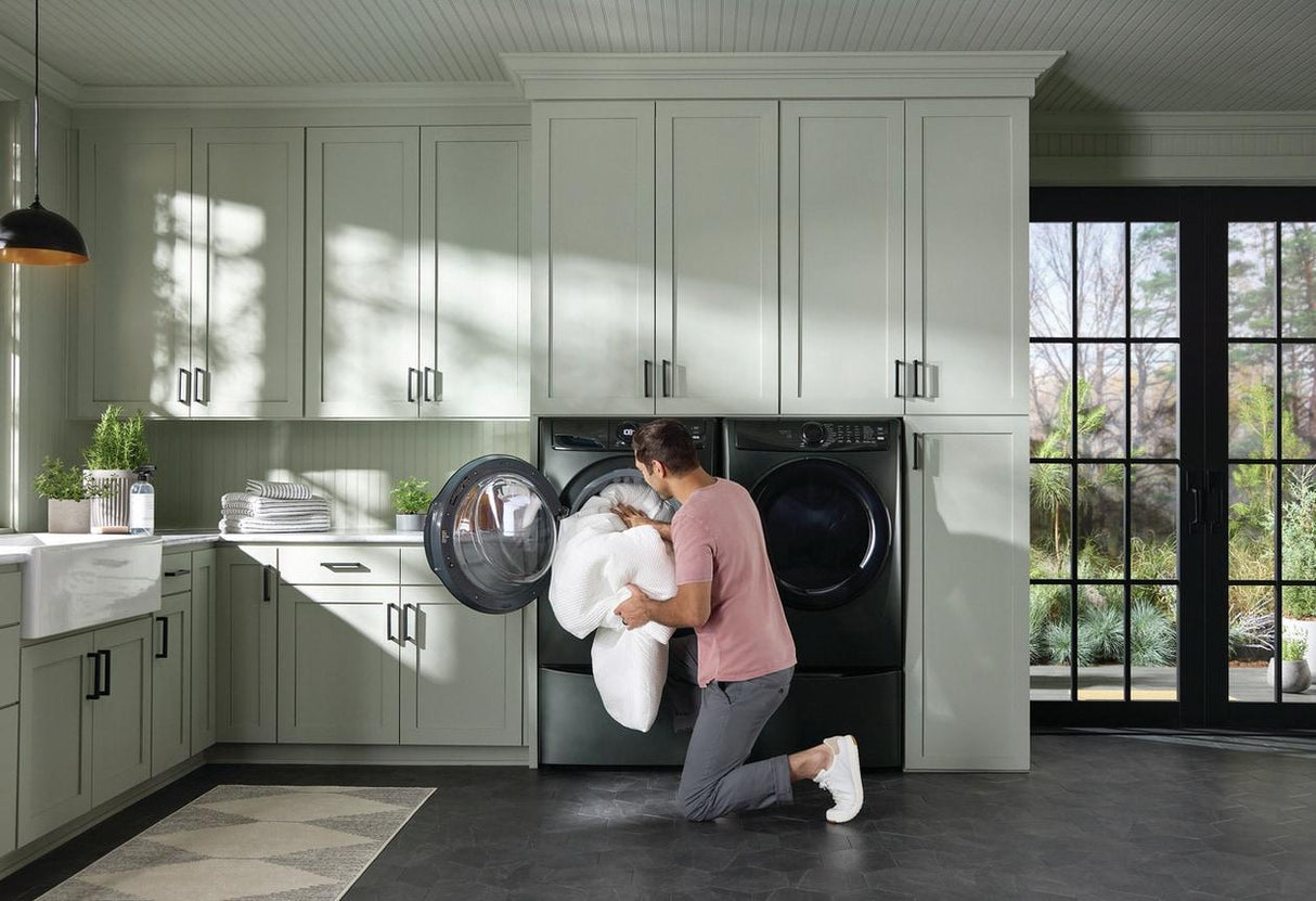 Front Load Perfect Steam™ Electric Dryer with Balanced Dry™ and Instant Refresh - 8.0 Cu. Ft.