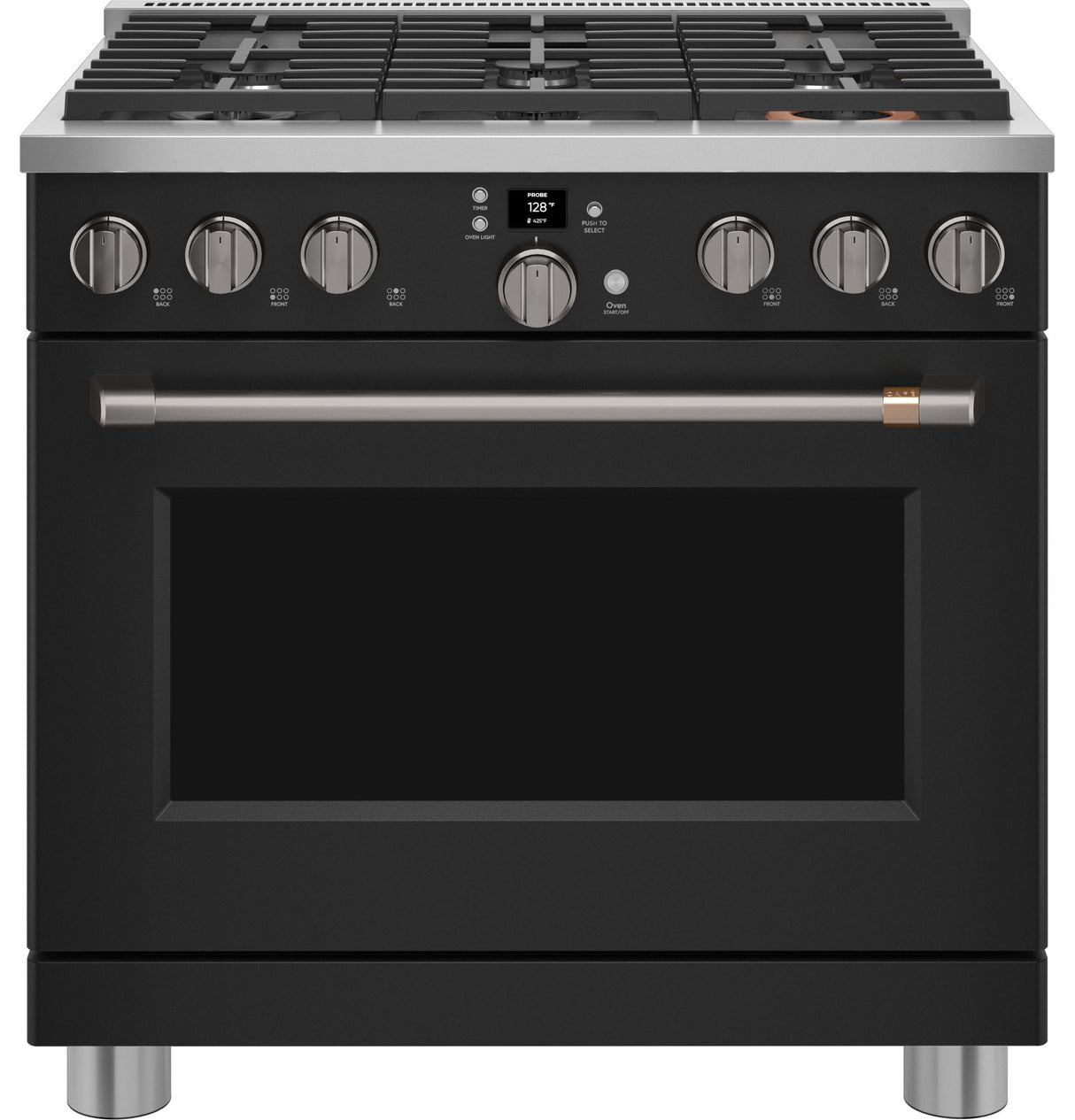 Café™ 36" Smart All-Gas Commercial-Style Range with 6 Burners (Natural Gas)