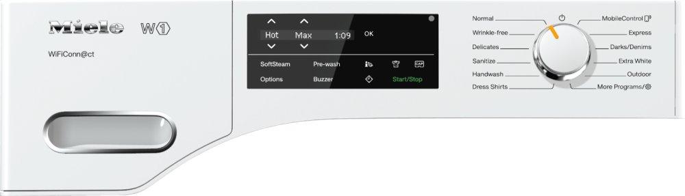 WWF 060 WCS WiFiConn@ct - W1 Front-loading washing machine with CapDosing and Miele@home for smart laundry care.