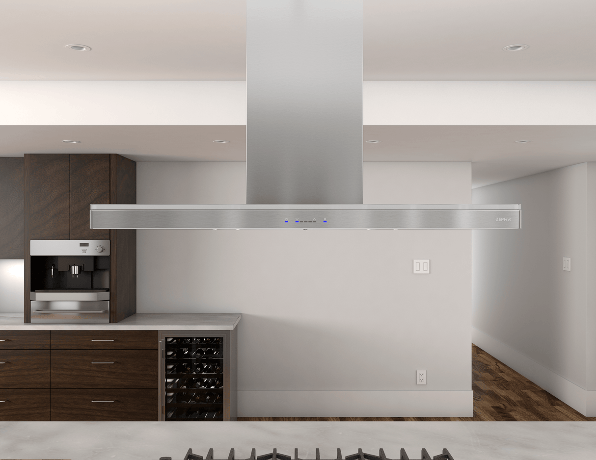 Luce Island, 90cm, SS, 600 CFM, ACT, LED