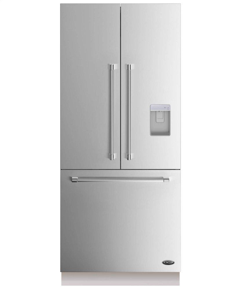 DCS Activesmart Refrigerator 36" Integrated French Door With Ice & Water - 80" / 84" Tall