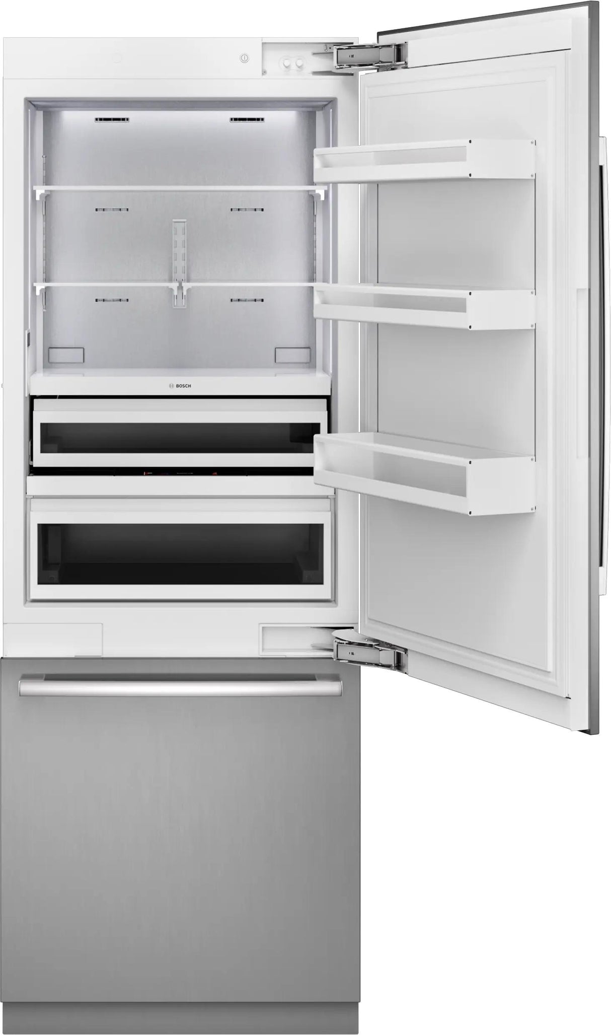 Benchmark™ Built-in Bottom Freezer Refrigerator 30'' Softclose® Flat Hinge
