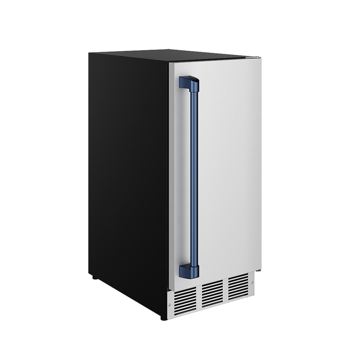 15 Inch Undercounter Built-in/freestanding Ice Maker In Stainless Steel/blue Gordon Ramsay Series