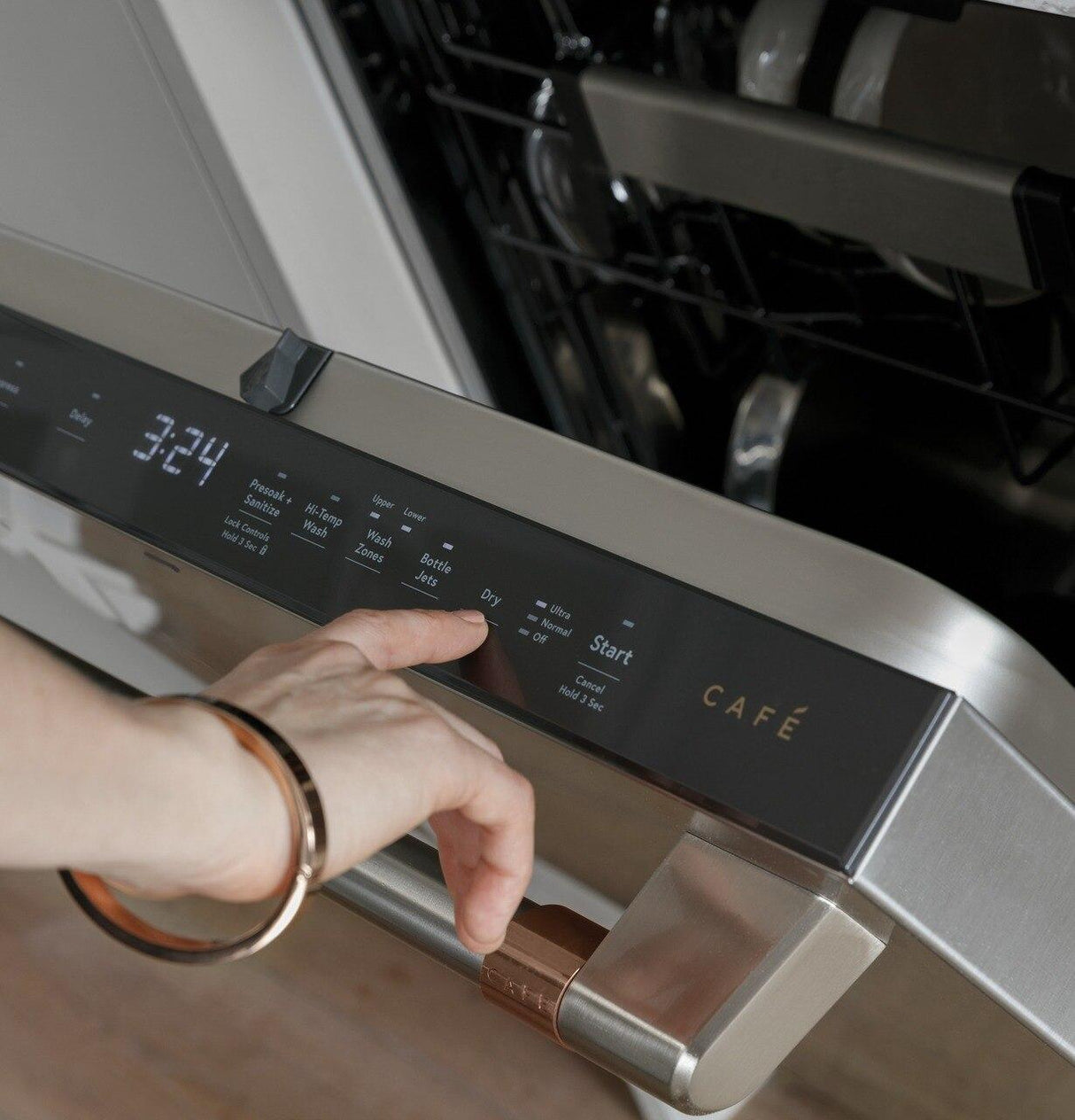 Café™ Stainless Steel Interior Dishwasher with Sanitization and Ultra Dry