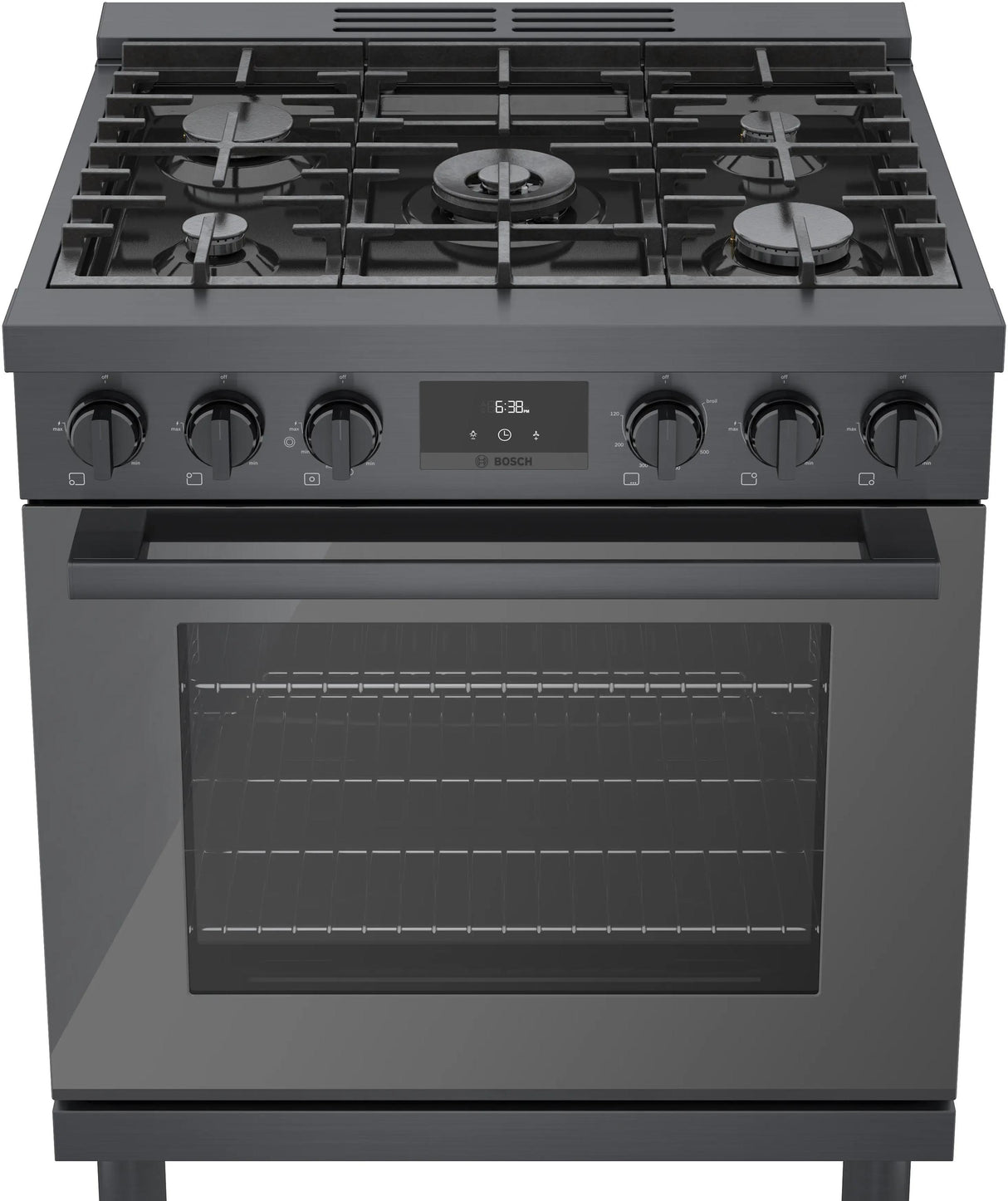 800 Series Gas Freestanding Range 30" Black Stainless Steel