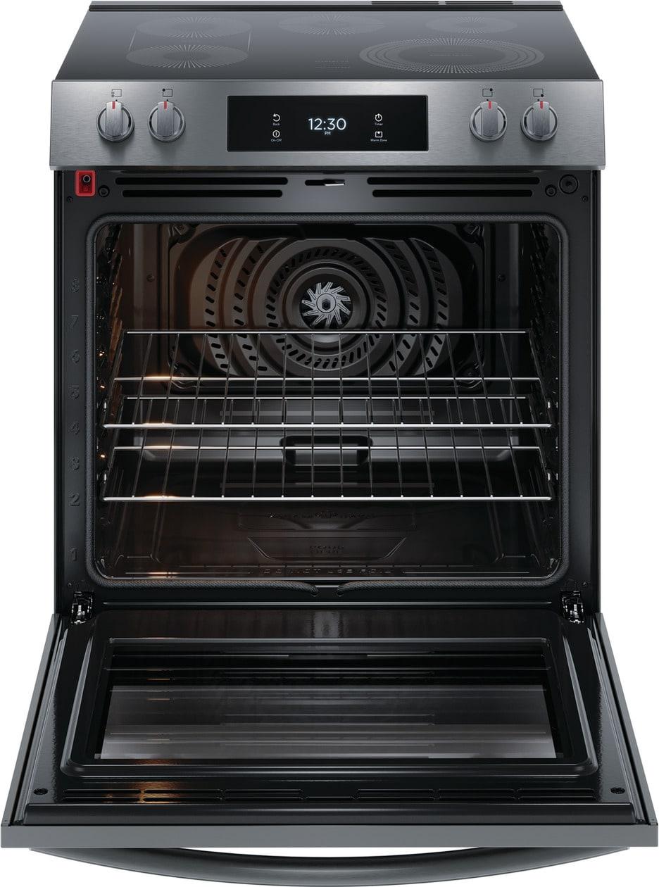 30" Front Control Electric Range with Total Convection